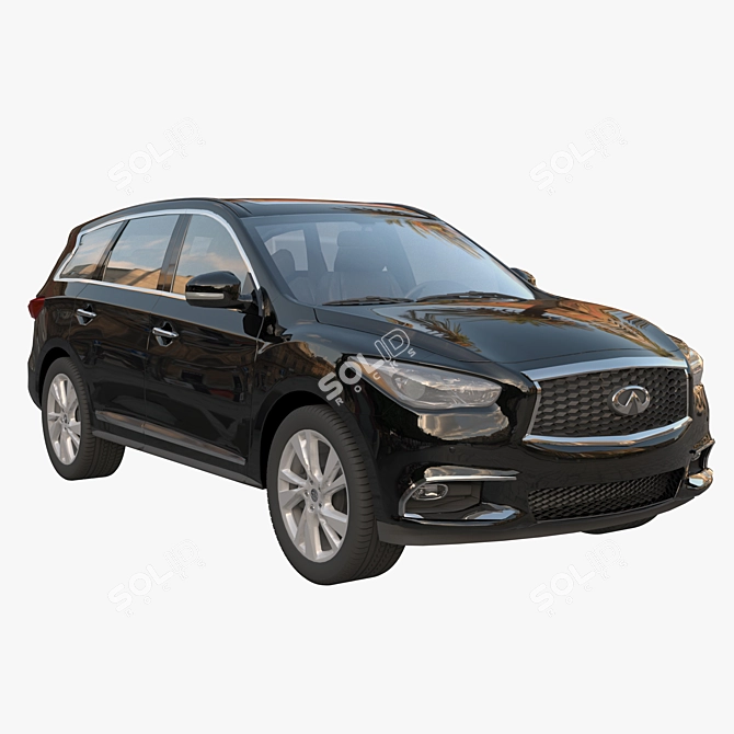 Powerful and Versatile Infiniti QX60 3D model image 1