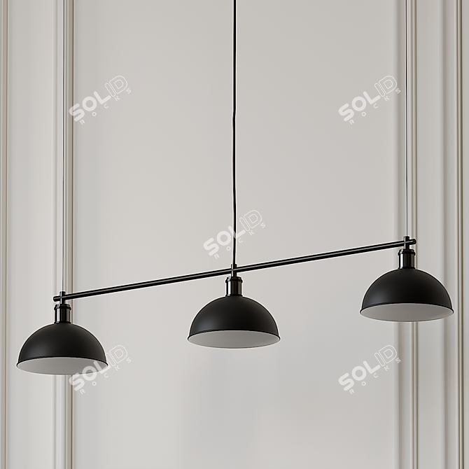 Hubert Frame Pendant Lamp: Søren Rose 3D model image 2