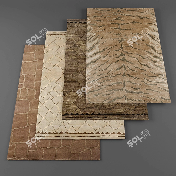 Momeni Rug Collection 3D model image 1