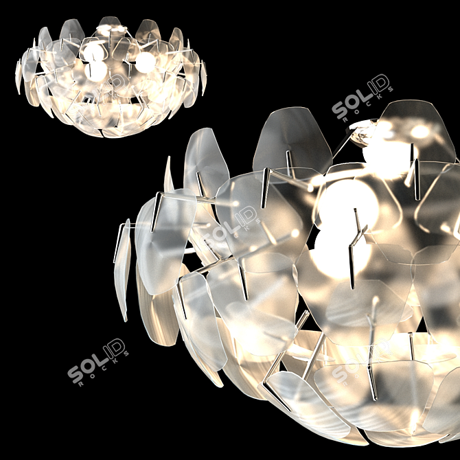 Graceful Crystal Elegance 3D model image 3