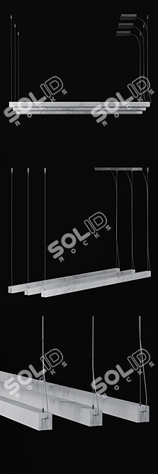 Elegant Salvatori Farfalla Pendant 3D model image 2