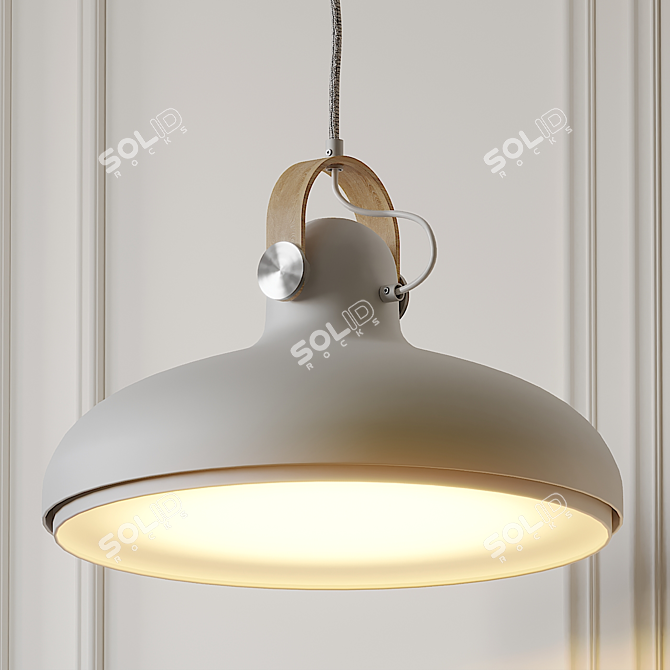 Modern Danish Design: Le Klint Carronade Large Pendant 3D model image 2