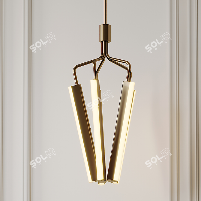 Angelic Illumination: Rubn Angel 5 - 500 Chandelier 3D model image 1