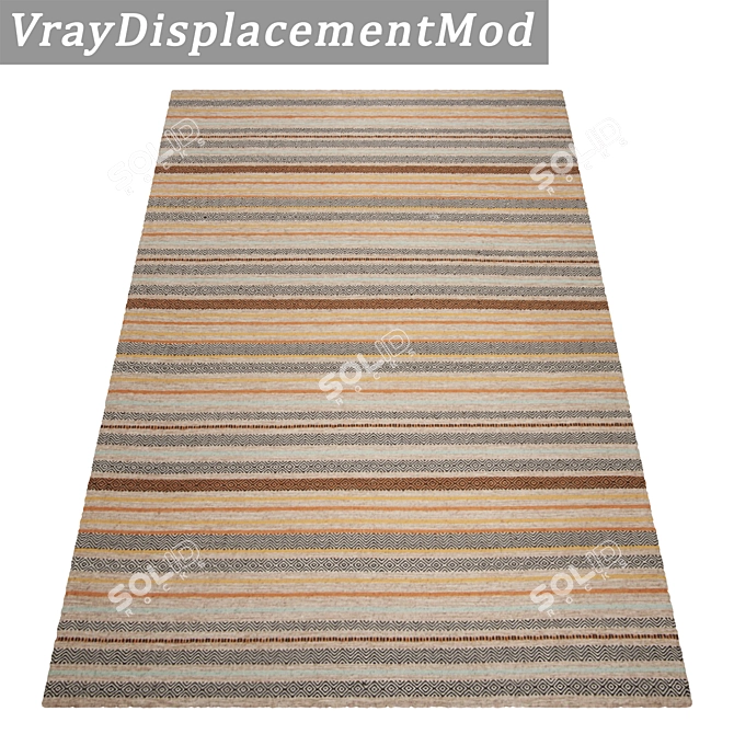 Luxury Carpet Set - High-Quality Textures 3D model image 3