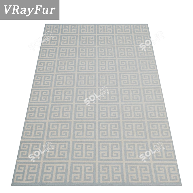 High-Quality Carpet Set 3D model image 2