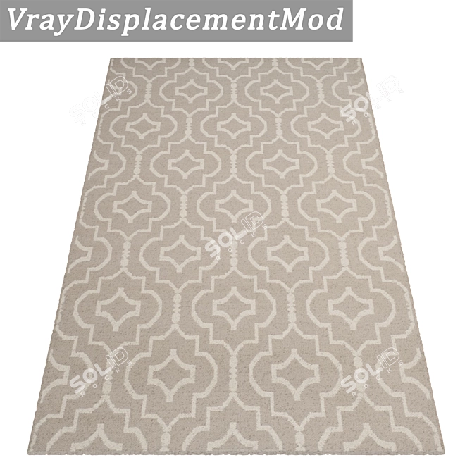 Versatile Carpet Set with High-Quality Textures 3D model image 3