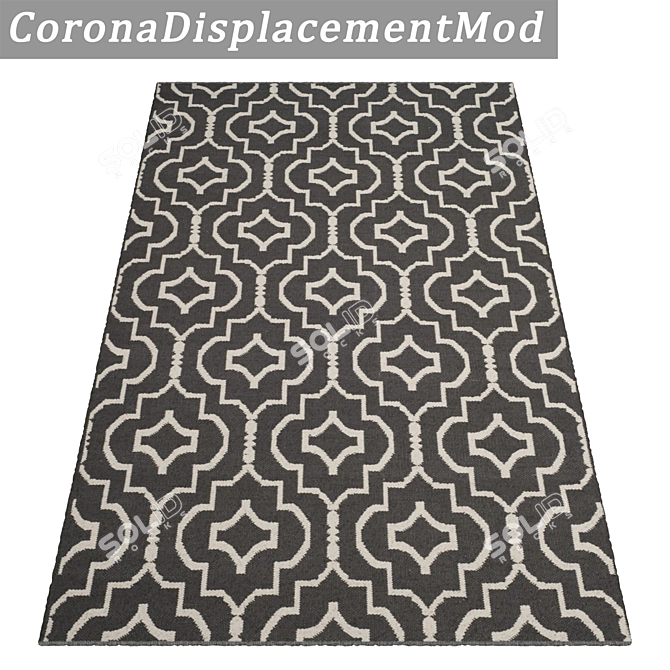 Versatile Carpet Set with High-Quality Textures 3D model image 4