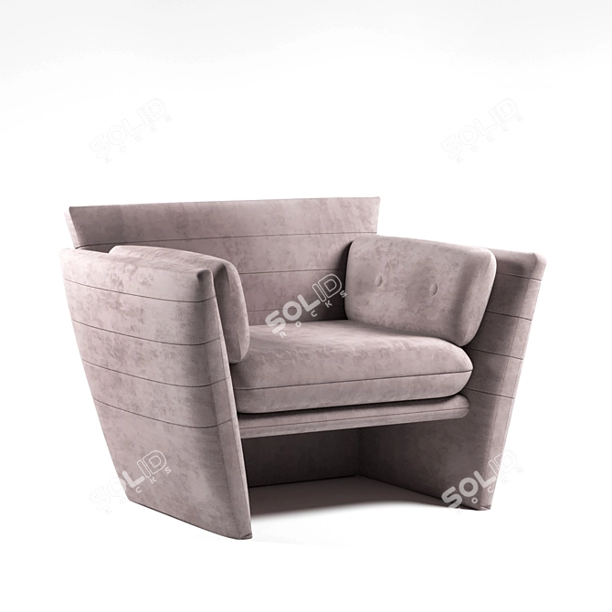 Figo: Modern Armchair 3D model image 1