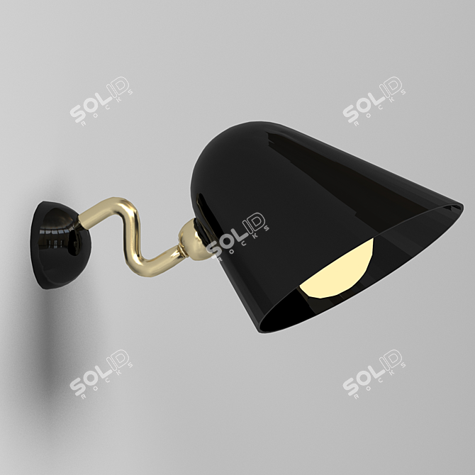 Elegant TATO Italia Wall Sconce 3D model image 1