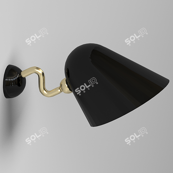 Elegant TATO Italia Wall Sconce 3D model image 2