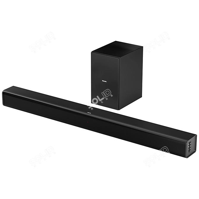 Immersive Philips Soundbar Upgrade 3D model image 2