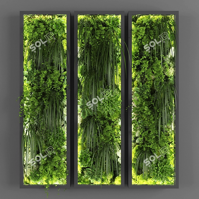 GreenWall Vertical Garden Kit 3D model image 1