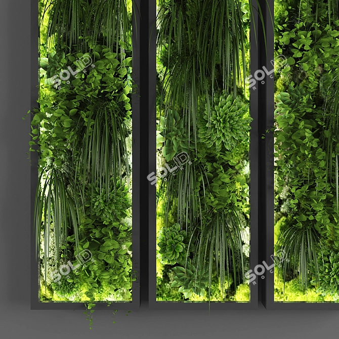 GreenWall Vertical Garden Kit 3D model image 2