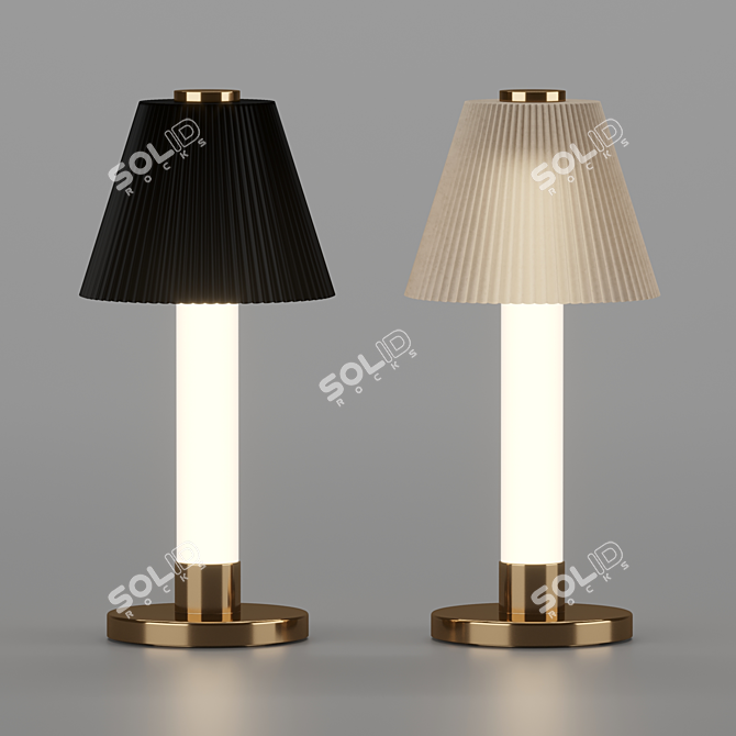 Minimalist Modern Table Lamp 3D model image 1