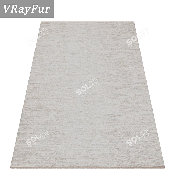 Title: Luxury Textured Carpet Set 3D model image 2