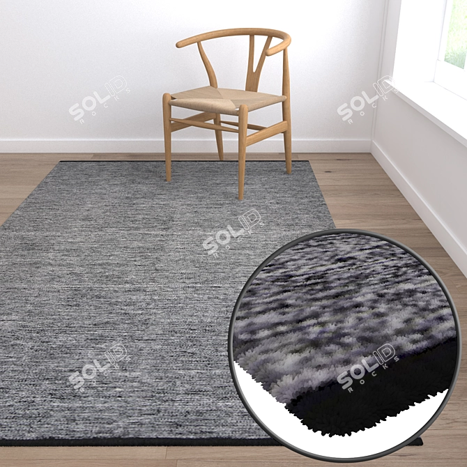 Luxury Carpet Set: High Quality Textures 3D model image 5