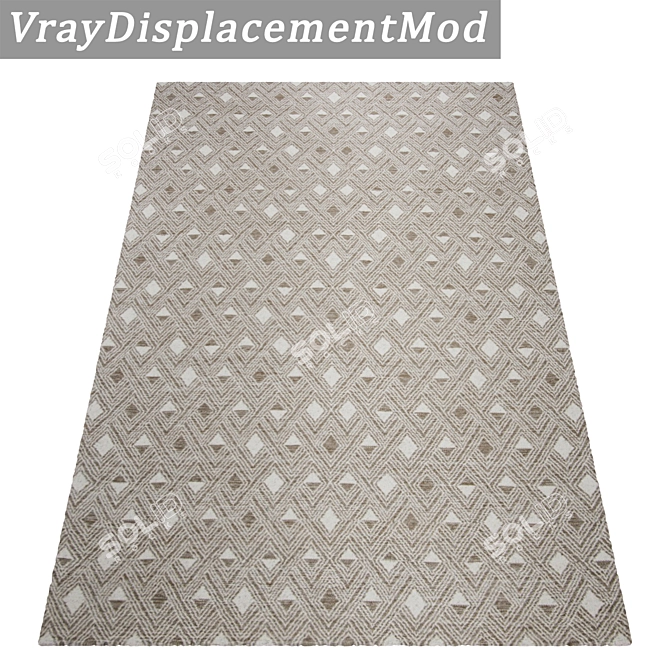 Luxury Carpet Set: Versatile Textures 3D model image 3