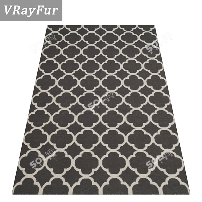 Luxury Carpet Set: High-Quality Textures 3D model image 2