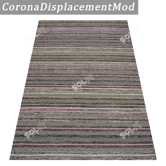 Luxury Carpet Set: High-Quality Textures, Multiple Variations 3D model image 2