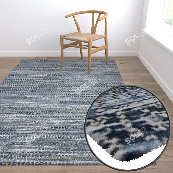 Luxury Carpet Set: High-Quality Textures, Multiple Variations 3D model image 3