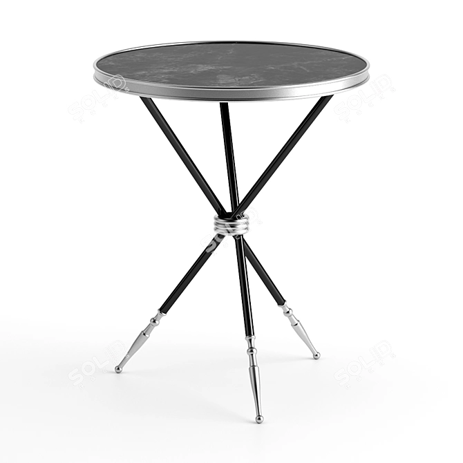 Global Views Campaign Side Table 3D model image 2