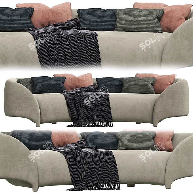 Vincenzo de Cotiis 330cm Modern Table 3D model image 1