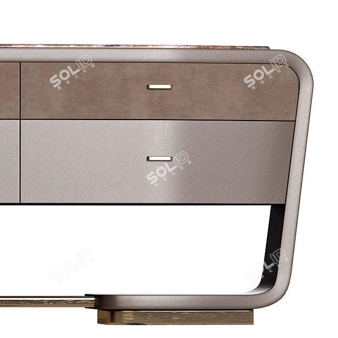 Sleek PRISMA Dresser: Functional Elegance 3D model image 4