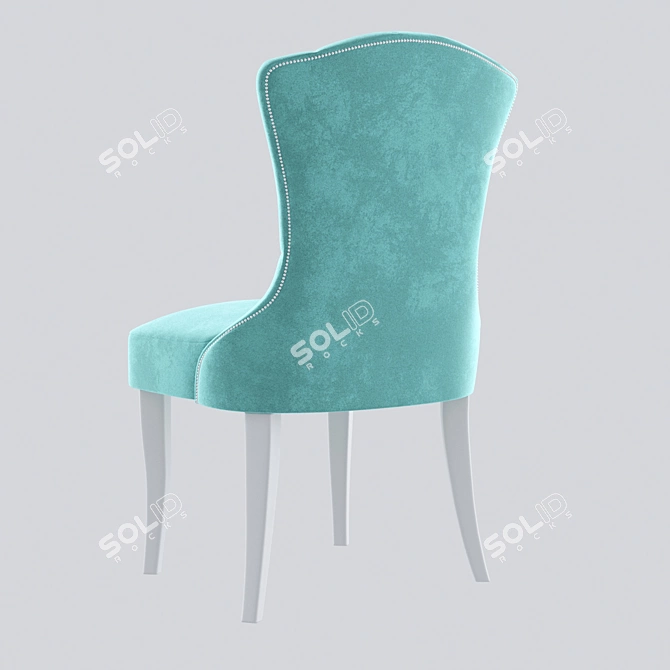 Louis Classic Chair | Elegant Design & Solid Construction 3D model image 2