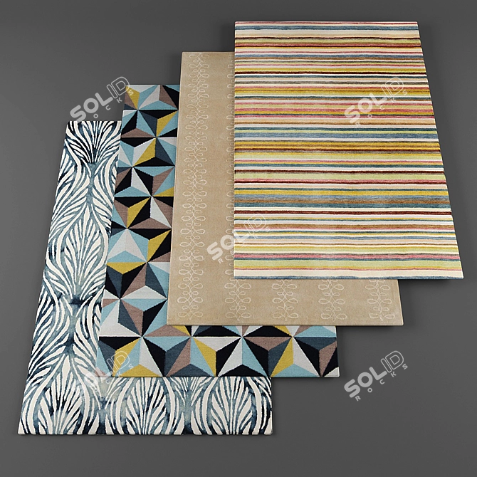 Surya Collection: Luxurious Rugs 3D model image 1