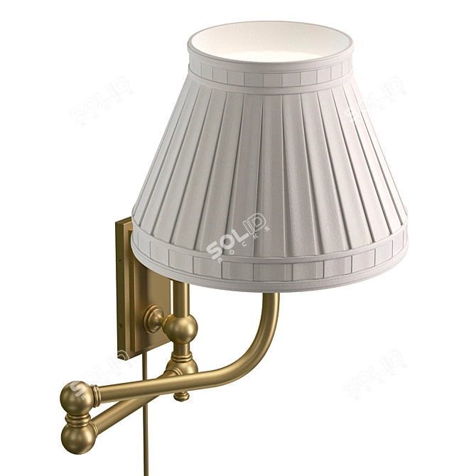 Pimlico Swing Arm Wall Light 3D model image 4