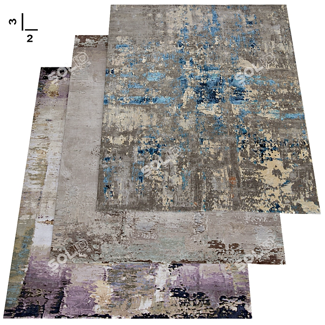 Luxurious Carpet Collection | No. 074 3D model image 1