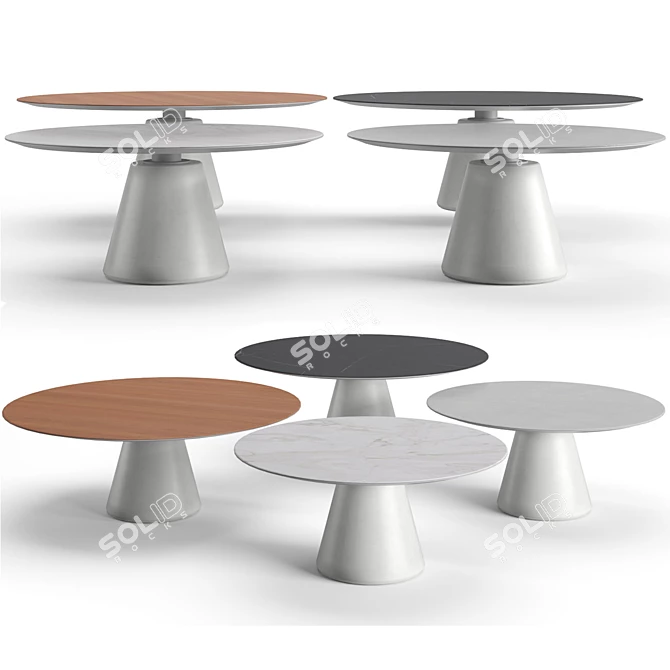 Madrid Coffee Table: Stylish and Versatile 3D model image 1