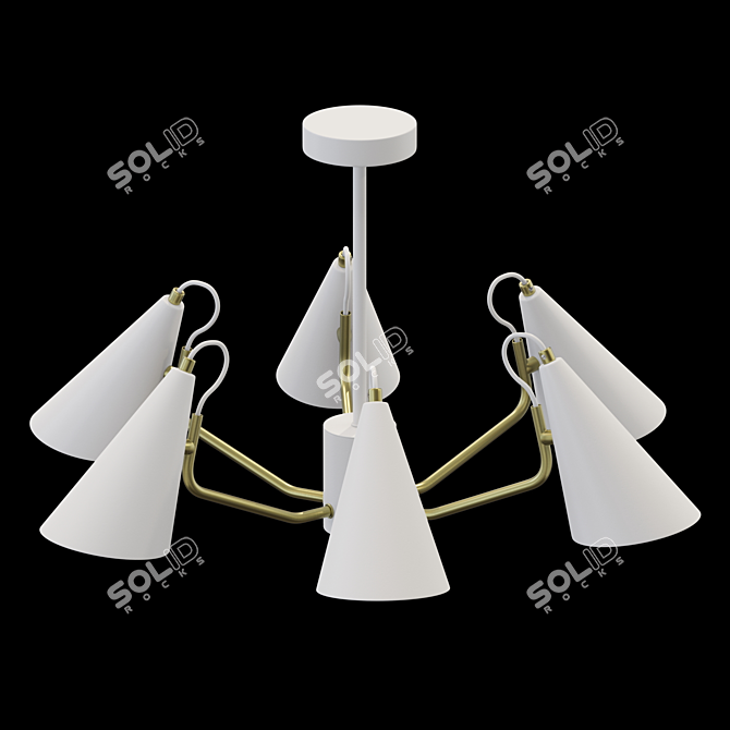 Sleek Conical Lampatron LAMBA 3D model image 2