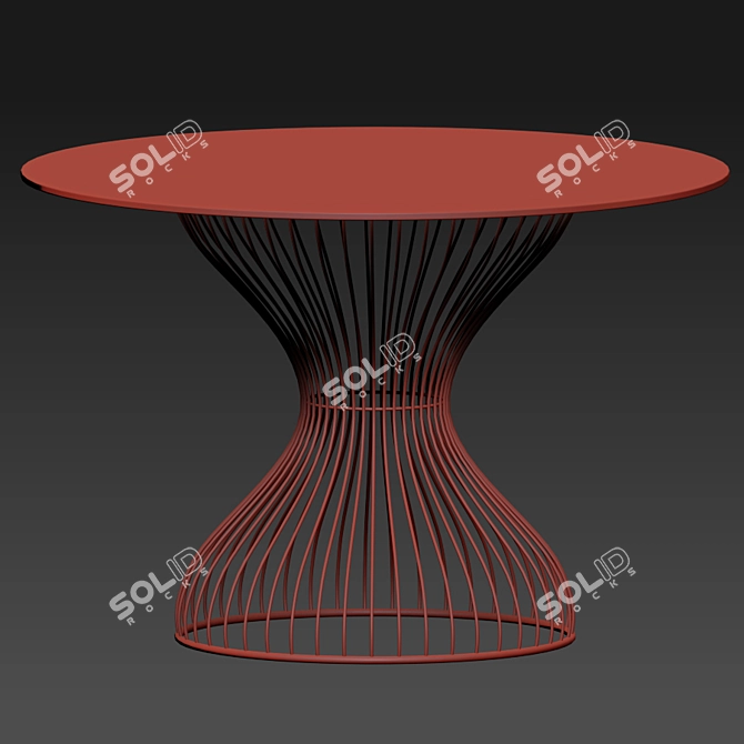 Elegance Dining Chair Table 3D model image 3