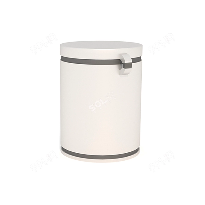 SleekMod Trash Bin 3D model image 3