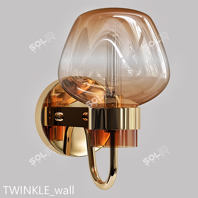 Effervescent Wall Lamp 3D model image 1