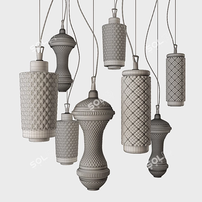Ceraunavolta: Stylish Indoor Suspensions 3D model image 2