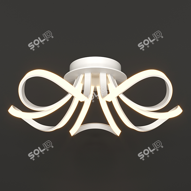 KNOT LED Ceiling Lamp 6037K/6037 - Dimmable, 4800Lm 3D model image 2