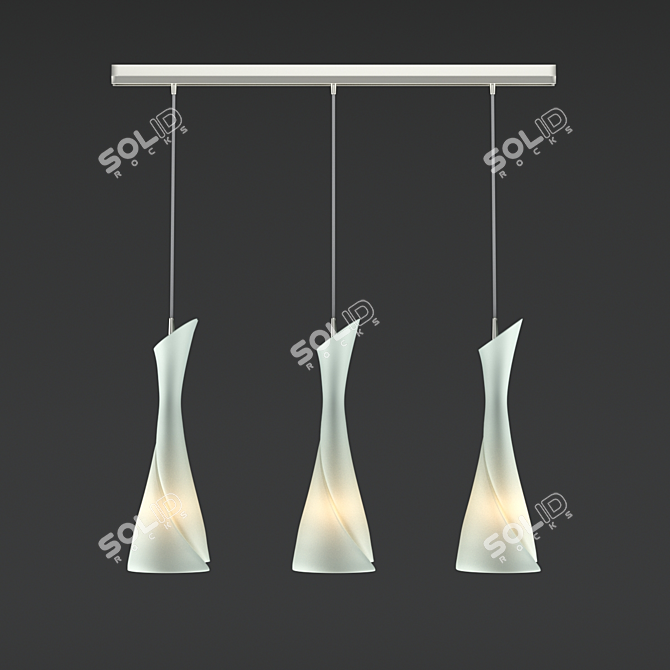 Zen Chandelier Zack 0771 OM 3D model image 1