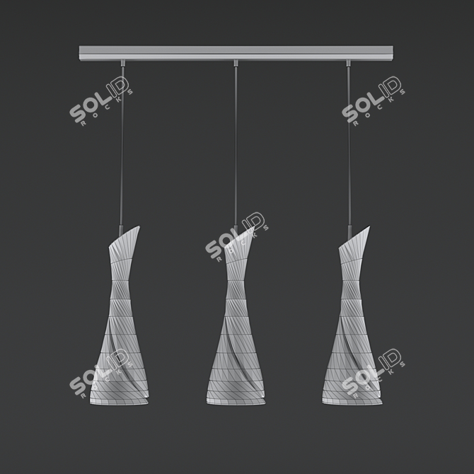 Zen Chandelier Zack 0771 OM 3D model image 2