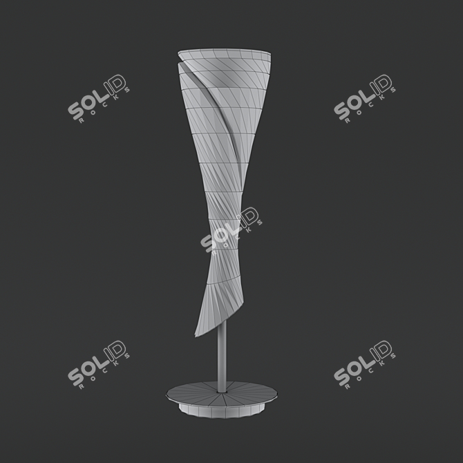ZACK 0774 OM Table Lamp - Sleek and Stylish 3D model image 2
