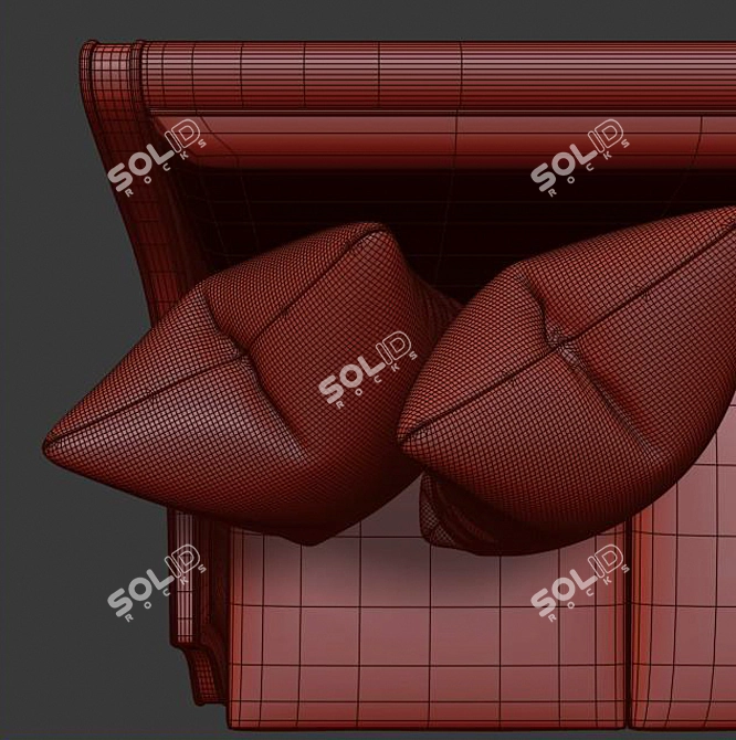 Modern Bay Club Sofa: Stylish Comfort for Your Living Space 3D model image 4