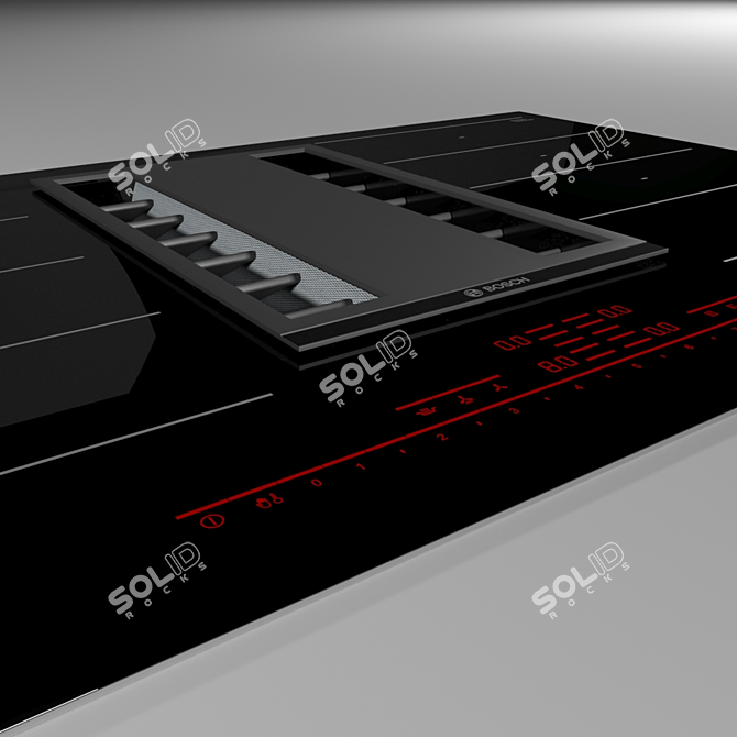 Bosch PXX875D34E Induction Cooktop 3D model image 2