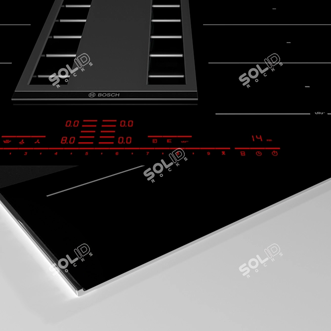 Bosch PXX875D34E Induction Cooktop 3D model image 3