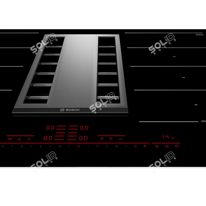 Bosch PXX875D34E Induction Cooktop 3D model image 6