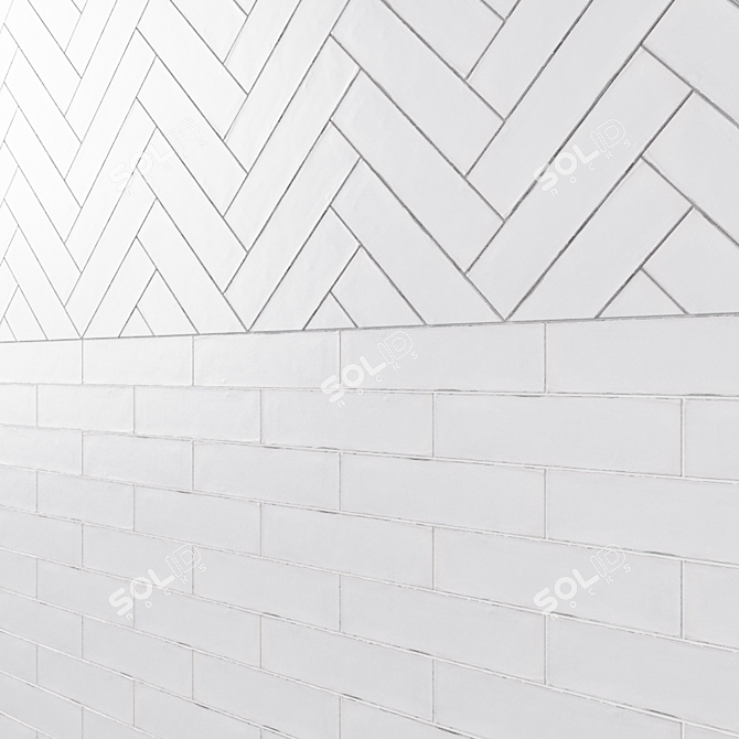 Colonial Matt Wall Tile Collection 3D model image 4