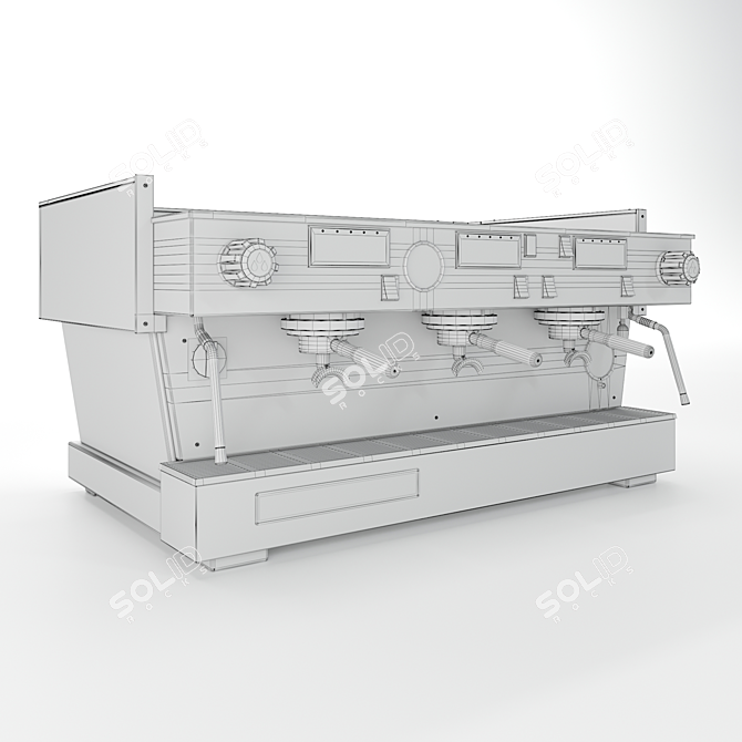 La Marzocco Linea Classic Espresso Machine 3D model image 5