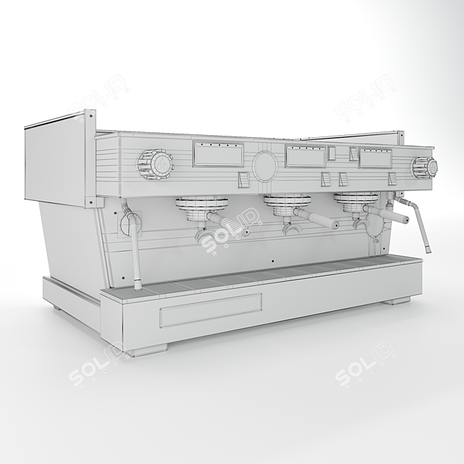 La Marzocco Linea Classic Espresso Machine 3D model image 9