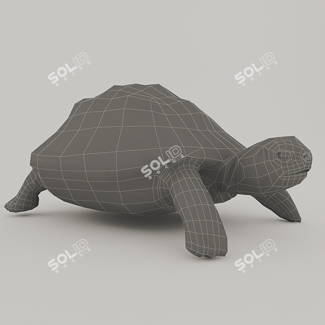 Title: Turtle 3D Model with UVW Mapping+Textures 3D model image 6