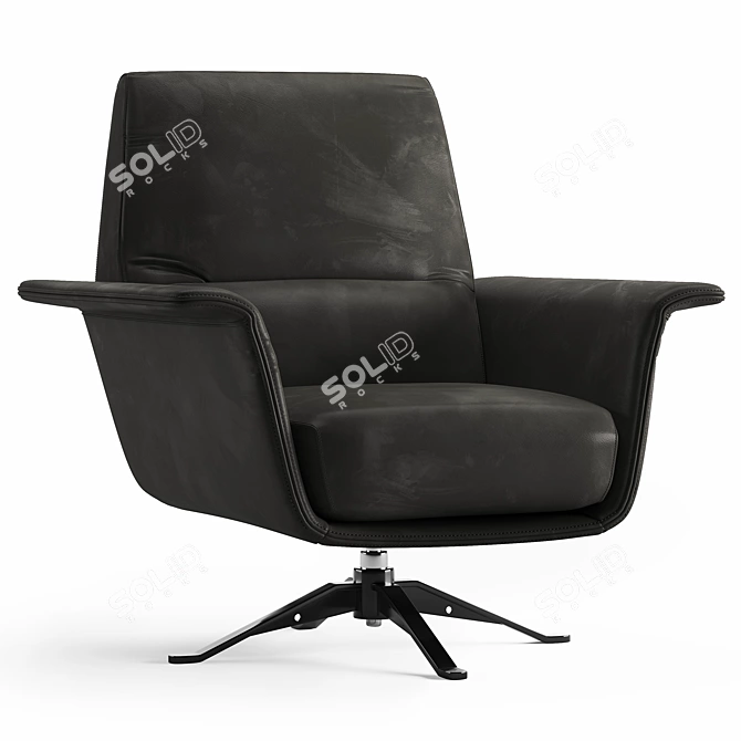 Elegant Madame Armchair for Luxurious Comfort 3D model image 2